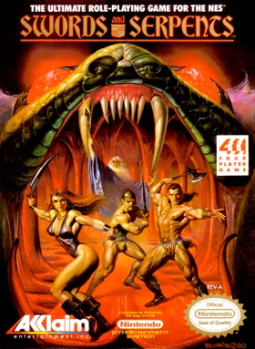 Swords and Serpents (USA) box cover front